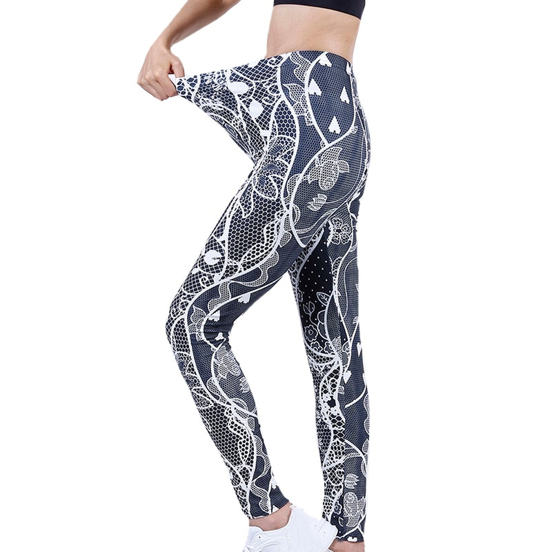 Leggings femme imprimés confortables