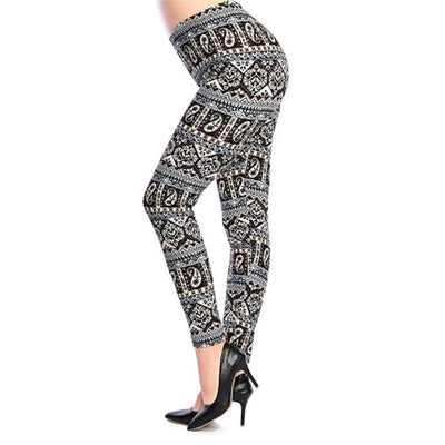 Leggings femme imprimés confortables